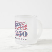 Amerika 250. Freiheitsglocke Mattglastasse (VorderseiteRechts)