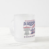 Amerika 250. Freiheitsglocke Mattglastasse (Vorderseite Links)