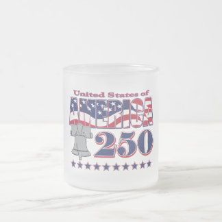 Amerika 250. Freiheitsglocke Mattglastasse