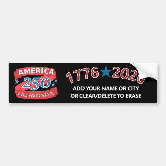 Amerika 250 Füge Bundesstaat hinzu 1776 2026 Semiq Autoaufkleber