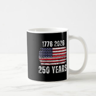 Amerika 250. Geburtstag US-Flagge Glücklich 250 Ja Kaffeetasse
