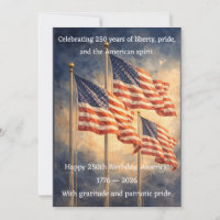 Amerika 250. Geburtstags-Feuerwerk Patriotische Ka
