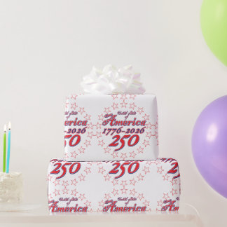 Amerika 250 geschenkpapier
