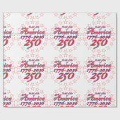 Amerika 250 geschenkpapier (Flach)