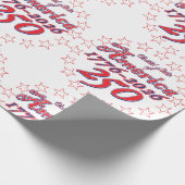 Amerika 250 geschenkpapier (Ecke)