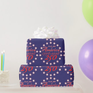 Amerika 250 geschenkpapier