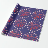 Amerika 250 geschenkpapier (Ungerollt)