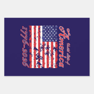 Amerika 250 geschenkpapier set