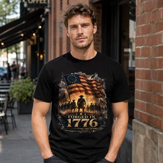 Amerika 250 Geschmiedet 1776 T-Shirt