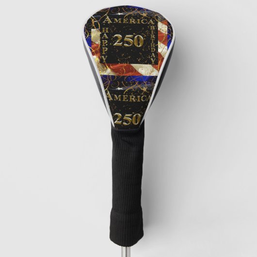 Amerika, 250. glücklicher Geburtstag! Golf Headcover (Vorderseite)
