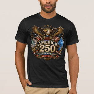 Amerika 250 Goldenes Zeitalter Amerikas T-Shirt