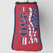 Amerika 250 golf headcover (Rotieren 90)