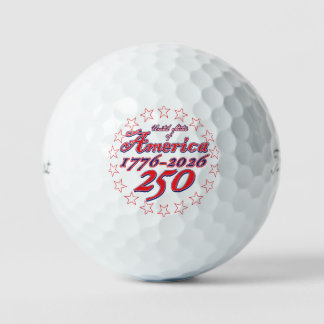 Amerika 250 golfball
