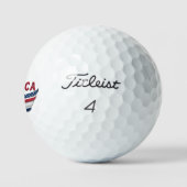 Amerika 250 golfball (Logo)