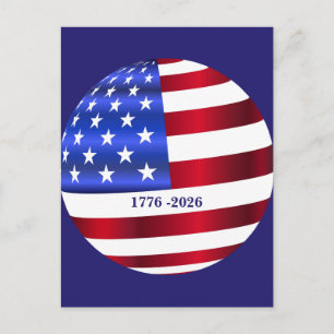 Amerika 250-Jahr-Feier 1776-2026 Postkarte