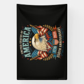 Amerika 250-Jahr-Feier Adler Banner (Vertikal)