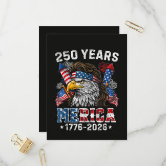 Amerika 250-Jahr-Feier USA 250 Jahre Einladungspostkarte