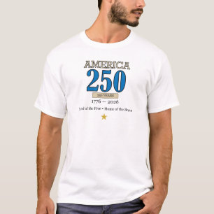 Amerika 250 Jahre 1776–2026 Vintage Patriotischer T-Shirt