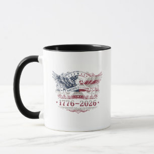 Amerika 250 Jahre 1776–2026 Vintage Patriotischer  Tasse
