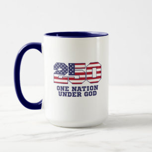 Amerika 250 Jahre 250. Jubiläum Unabhängigkeit Tasse