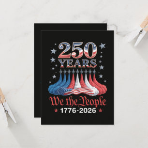 Amerika 250 Jahre 4. Juli Einladung