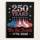 Amerika 250 Jahre 4. Juli Planer (Vorderseite)