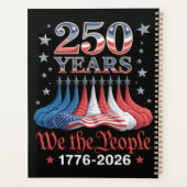 Amerika 250 Jahre 4. Juli Planer (Rückseite)