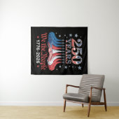 Amerika 250 Jahre 4. Juli Wandteppich (Beispiel (Horizontal))
