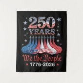 Amerika 250 Jahre 4. Juli Wandteppich (Vorderseite)