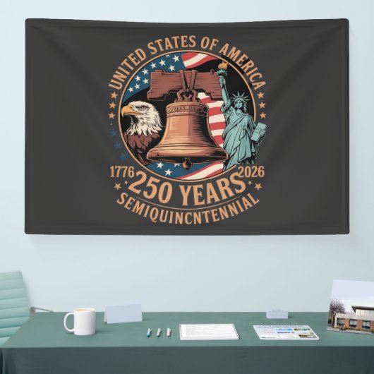 Amerika 250 Jahre Banner (Messe)