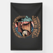 Amerika 250 Jahre Banner (Vertikal)