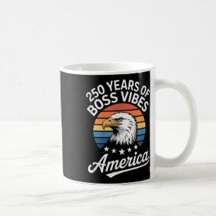 Amerika 250 Jahre Boss Vibes Vintage USA Kaffeetasse