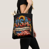 Amerika 250 Jahre Feier Tasche (Von Nahem)