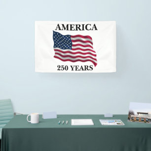 Amerika 250 Jahre Flagge Banner