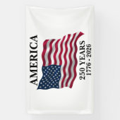 Amerika 250 Jahre Flagge Banner (Vertikal)