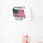 Amerika 250 Jahre Flagge Banner (InSitu)
