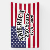 Amerika 250 Jahre Flagge Banner (Vertikal)
