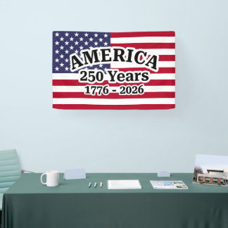 Amerika 250 Jahre Flagge Banner