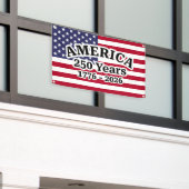 Amerika 250 Jahre Flagge Banner (Äußeres Gebäude)