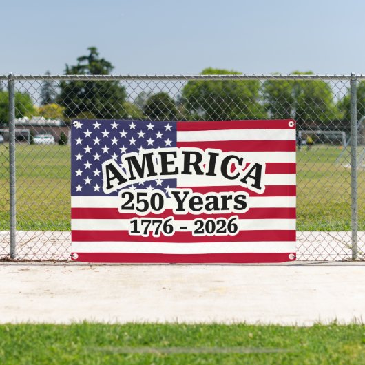 Amerika 250 Jahre Flagge Banner (Insitu)