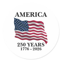 Amerika 250 Jahre Flagge