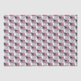 Amerika 250 Jahre Flagge Seidenpapier