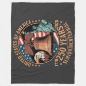 Amerika 250 Jahre Fleecedecke (Vorderseite)