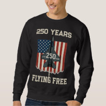 Amerika 250 Jahre Fliegen Frei T-Shirt - 1776-2026