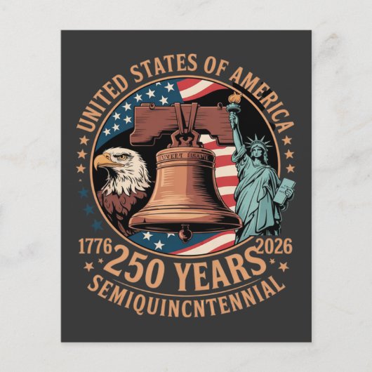 Amerika 250 Jahre Flyer (Vorne)