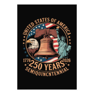 Amerika 250 Jahre Fotodruck