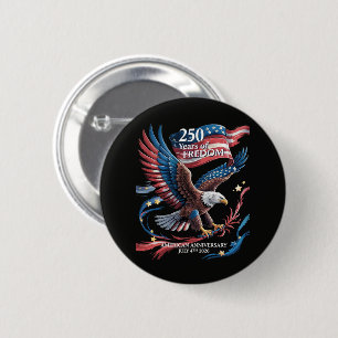 Amerika 250 Jahre Freiheit 1776-2026 Button
