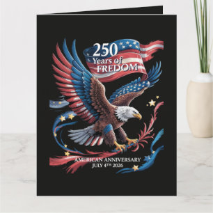 Amerika 250 Jahre Freiheit 1776-2026 Karte