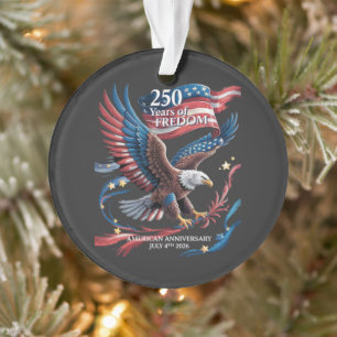 Amerika 250 Jahre Freiheit 1776-2026 Ornament