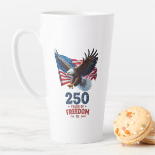 Amerika 250 Jahre Freiheit Weißkopfseeadler USA-Fl Milchtasse